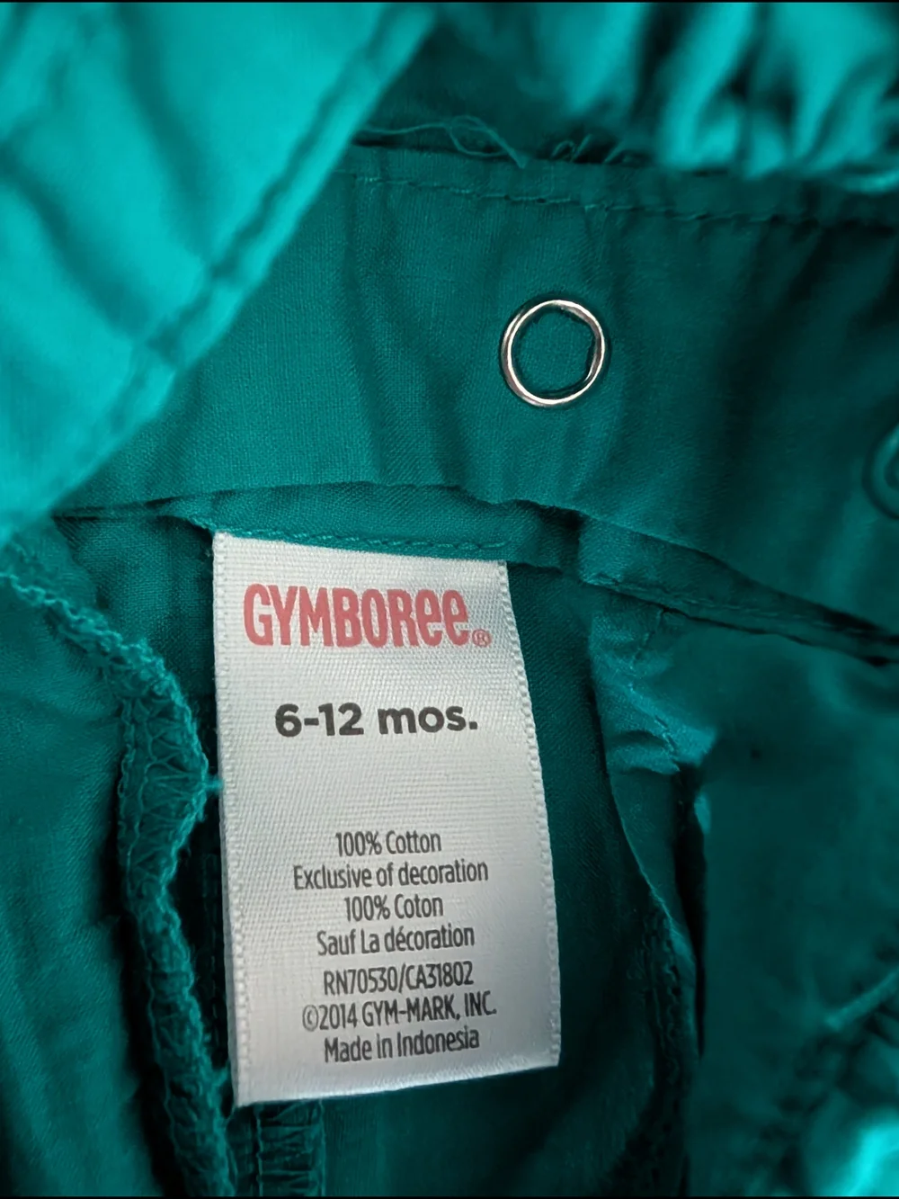 $ 💥3/$24 Gymboree Flamingo Flair  Teal Ruffled‎ Romper
